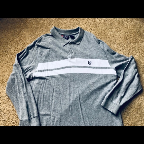 Grey Men's Like New Long Sleeve Tee - Picture 3 of 3